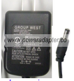 GROUP WEST AUA-05-1600 AC ADAPTER 5VDC 1600mA new -(+)- GROUP WEST AUA-05-1600 AC ADAPTER 5VDC 1600mA new -(+)-